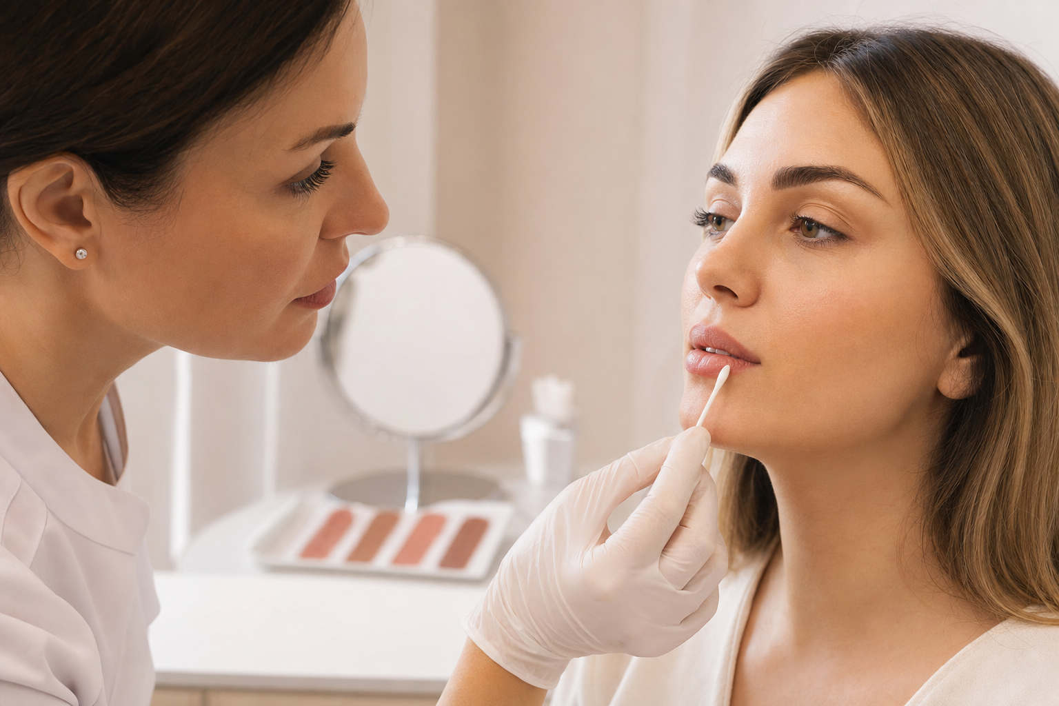 Lippen Permanent Make-up Berlin Beratung zu Kontur und Schattierung
