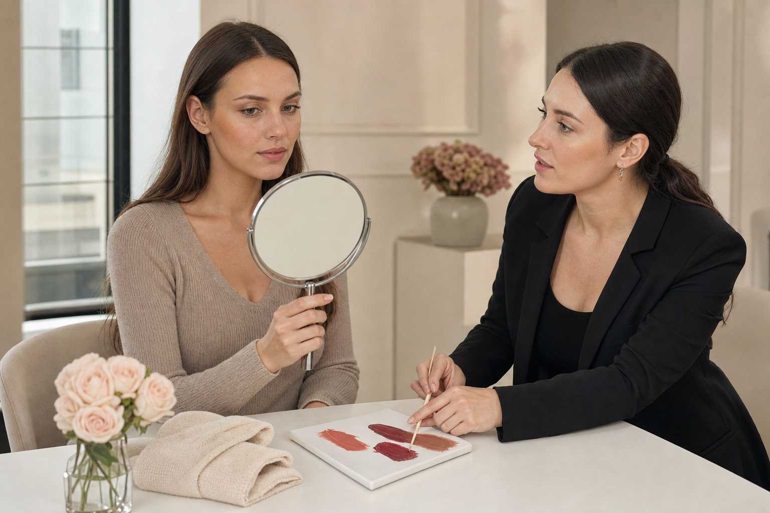 Lippen Permanent Make-up Expert bei fleckigem Farbergebnis in einem hochwertigen Berliner Beauty-Studio