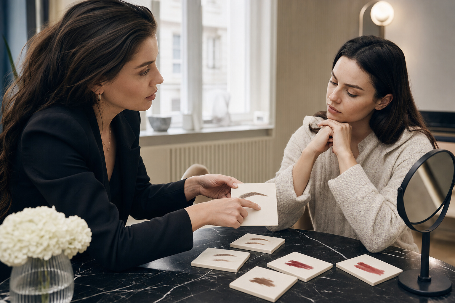 Permanent Make-up Expert Beratung nach Fremdarbeit in einem hochwertigen Berliner Beauty-Studio