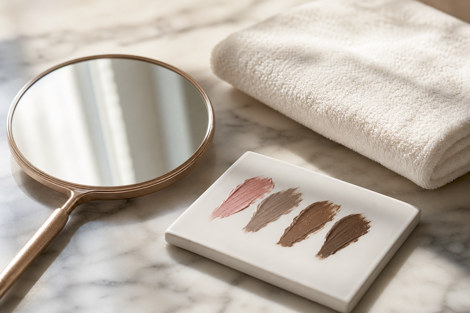 Permanent Make-up Expert Berlin alte PMU Farbe vor Urlaub nicht überstürzen – hochwertige Beratungsszene im Berliner Beauty-Studio