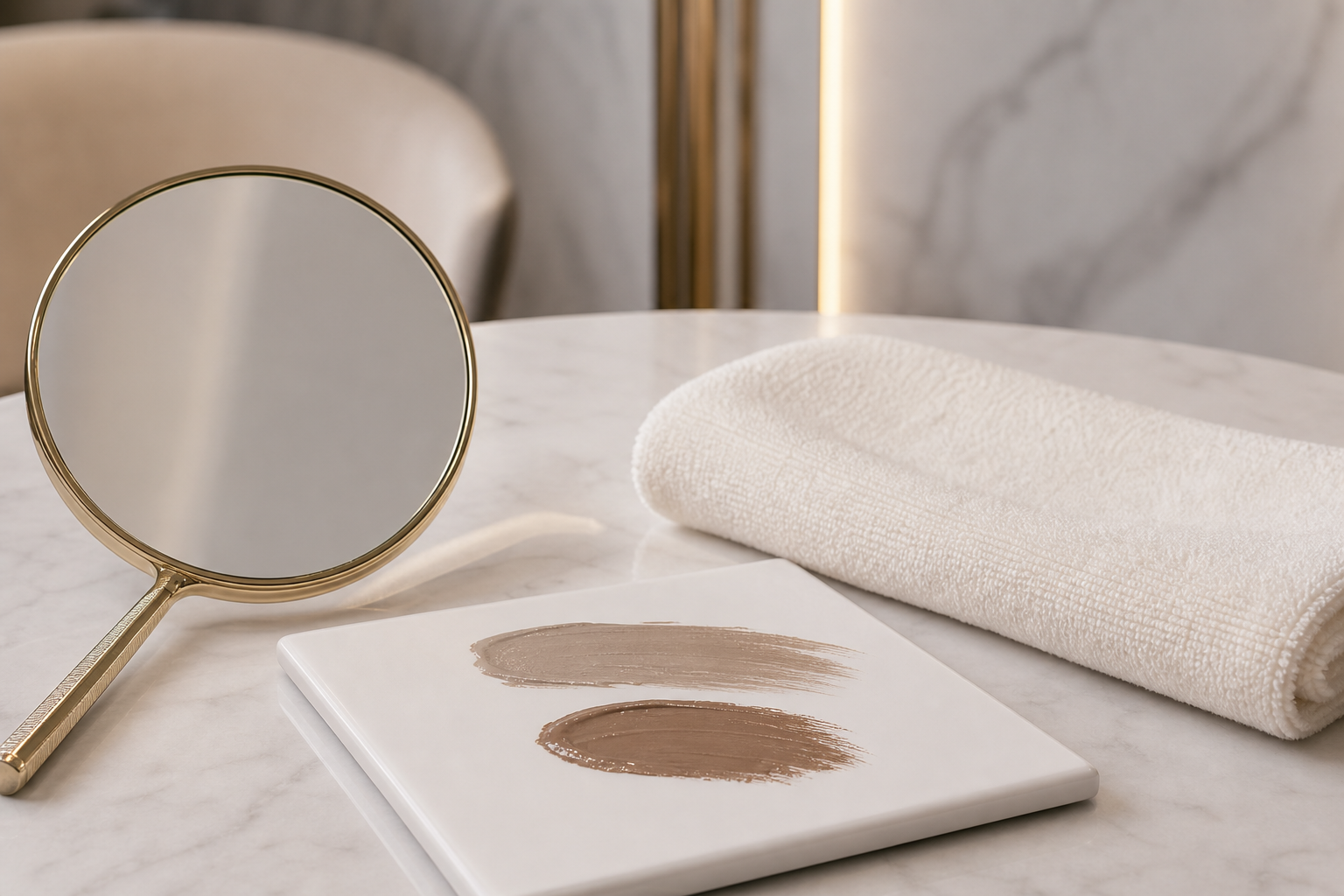 Permanent Make-up Expert Berlin wenn Microblading Härchen zu breit wirken – hochwertige Beratungsszene im Berliner Beauty-Studio