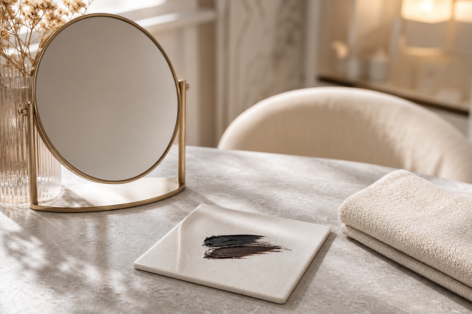 Wimpernkranzverdichtung Expert für natürlichen Kamera-Look in einem hochwertigen Berliner Beauty-Studio