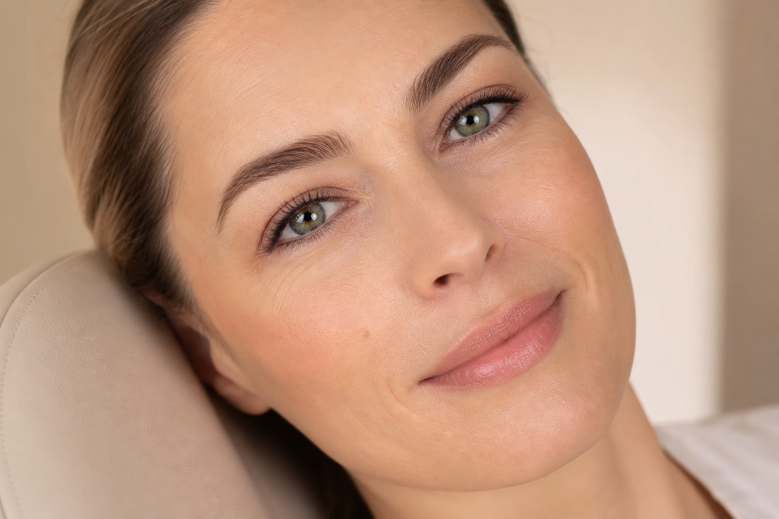 Wimpernkranzverdichtung für müde Augen ohne starken Lidstrich in einem hochwertigen Berliner Beauty-Studio