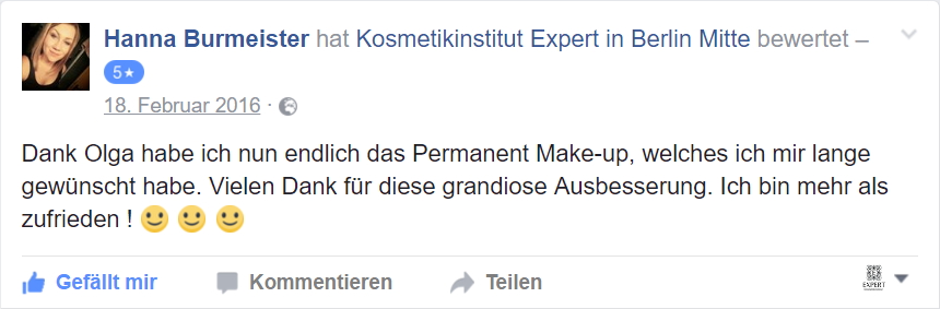 Bewertungen 11 Permanent Make-up Berlin