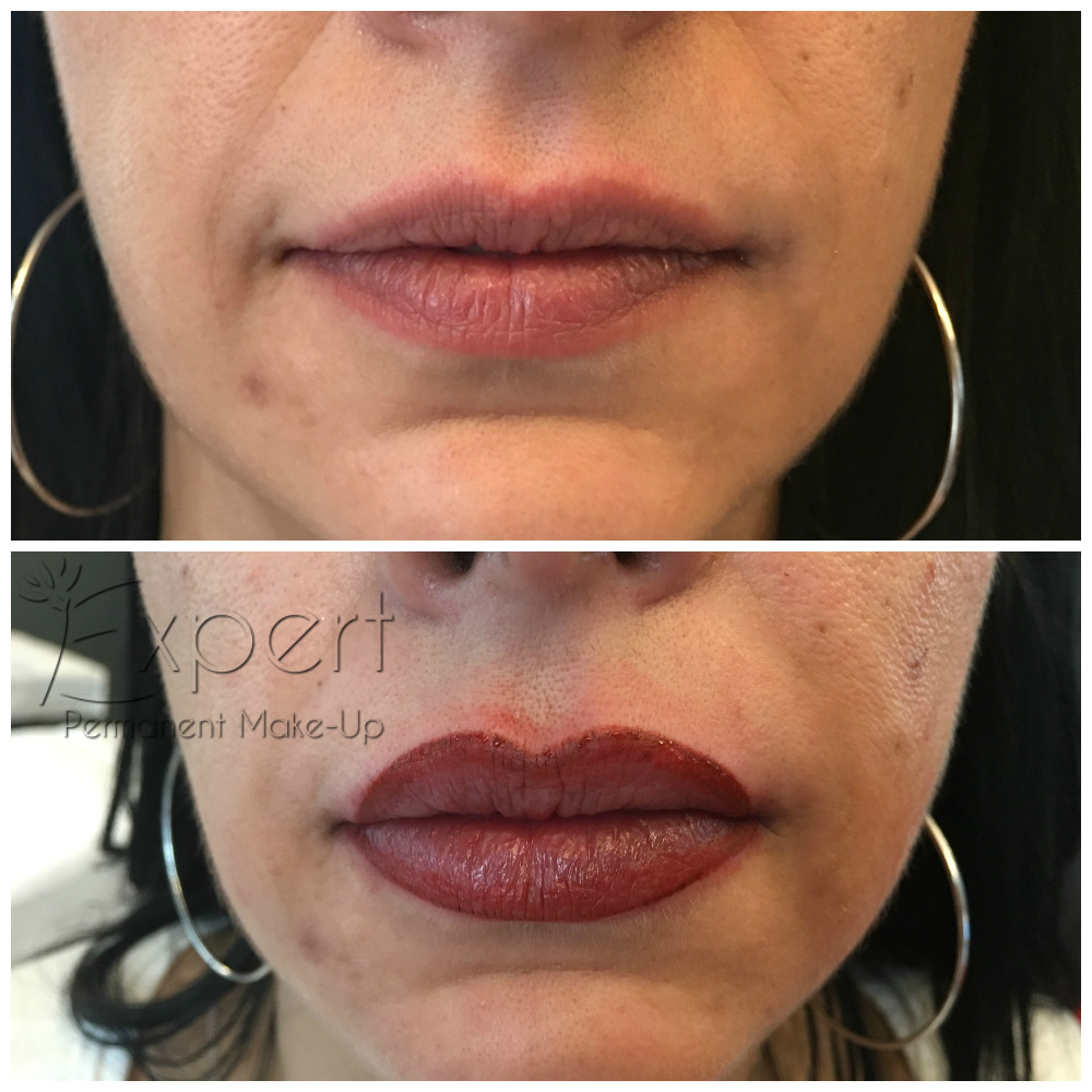 Permanent Make-up - Lippen Vorher-Nachher-Bild 6